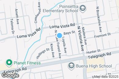 Map image of the property - 5651 N Bryn Mawr St