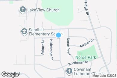 Map image of the property - 1836 N Van Buren St
