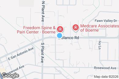 Map image of the property - 1005 E Blanco Rd