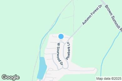 Map image of the property - 84 W Sourwood Dr