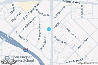 Map image of the property - 7055 S La Cienega Blvd