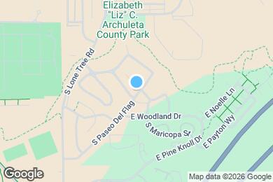 Map image of the property - 300 S Paseo del Flag