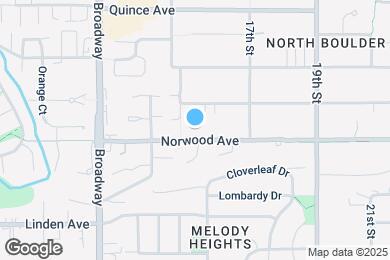 Map image of the property - 1521 Norwood Ave