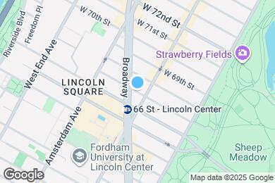 Map image of the property - 101 W 67th St