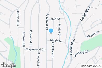 Map image of the property - 1140 Folkstone Dr