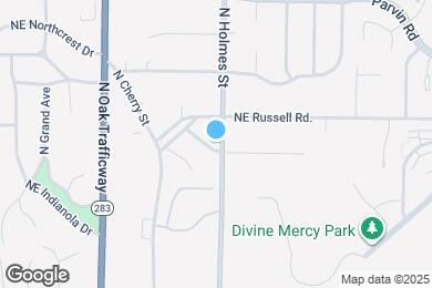 Map image of the property - 624 NE 39th Terrace