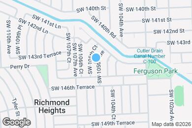 Map image of the property - 14510 SW 105th Ave