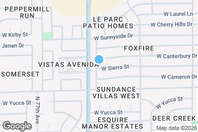 Map image of the property - 7434 W Sierra St
