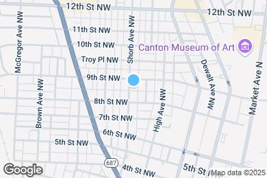 Map image of the property - 818 Shorb Ave NW