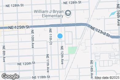 Map image of the property - 1155 NE 123rd St