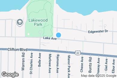 Map image of the property - 1389-1393 Geil Ave