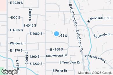 Map image of the property - 1556 E 4095 S