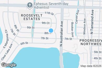 Map image of the property - 1326 8th St