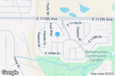 Map image of the property - 2426 E 110th Pl