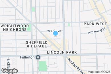 Map image of the property - 830 W Altgeld St