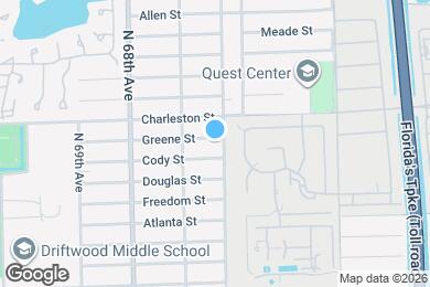 Map image of the property - 6610 Greene St