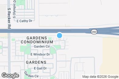 Map image of the property - 4318 E Jasper Dr