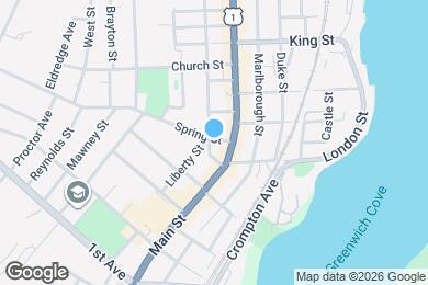 Map image of the property - 154 Peirce St