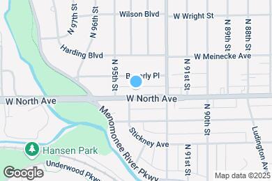 Map image of the property - 9320 W North Ave