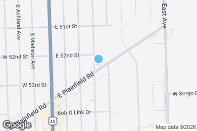 Map image of the property - 301 E Plainfield Rd