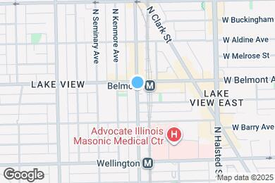 Map image of the property - 3499 N Broadway