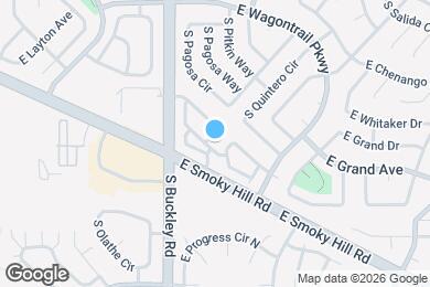 Map image of the property - 16991 E Chenango Ave