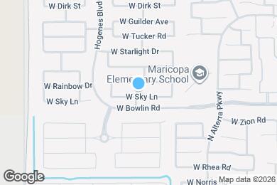 Map image of the property - 45656 W Sky Ln