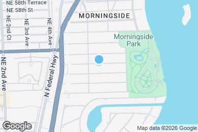 Map image of the property - 570 NE 52nd Terrace