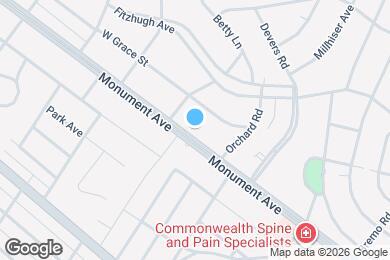Map image of the property - 6412 Monument Ave