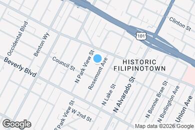 Map image of the property - 233 Rosemont Ave