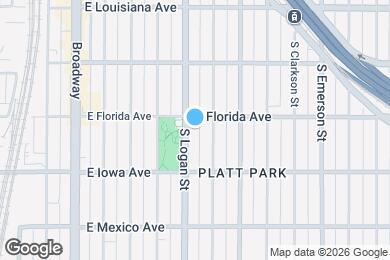 Map image of the property - 1516 S Logan St