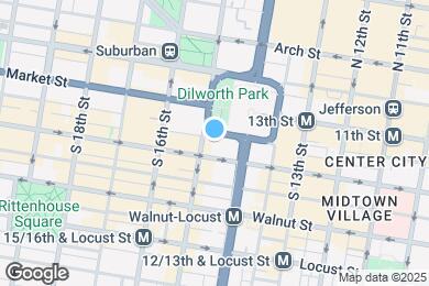 Map image of the property - 1414 S Penn Sq