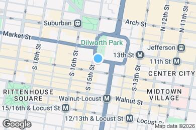 Map image of the property - 1414 S Penn Square