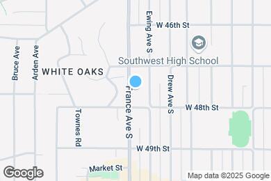 Map image of the property - 4733 France Ave S
