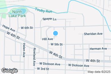 Map image of the property - 190 Gerke Ave