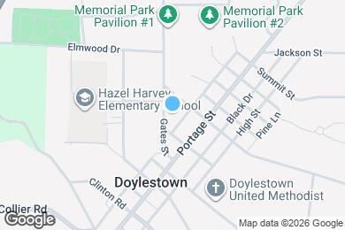 Map image of the property - 218 Park Dr