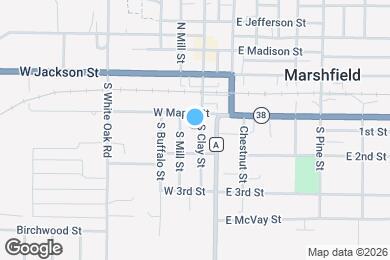 Map image of the property - 419 S Clay St