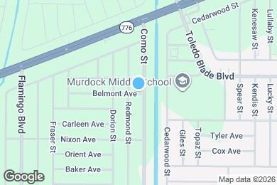 Map image of the property - 17230 Belmont Ave