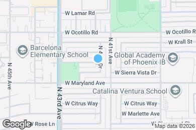 Map image of the property - 6536 N 41st Dr