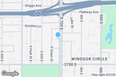 Map image of the property - 2536 S 700 E
