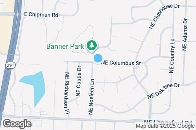 Map image of the property - 1103 NE Columbus St