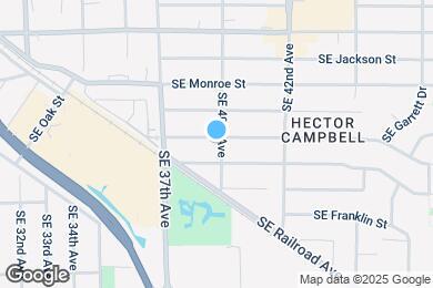 Map image of the property - 3930 SE Washington St