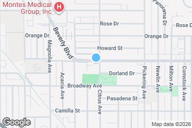 Map image of the property - 12224 Beverly Blvd