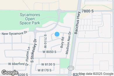 Map image of the property - 7042 W Dry Sycamore Ln