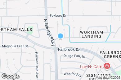 Map image of the property - 12127 Wortham Landing Dr