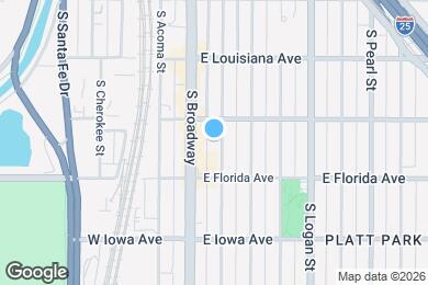 Map image of the property - 1435 S Lincoln St