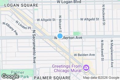Map image of the property - 2831 W Fullerton Ave