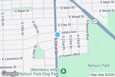 Map image of the property - 450 S 22nd St