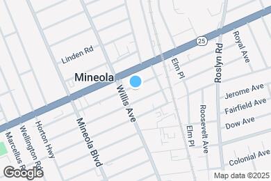 Map image of the property - 121 Washington Ave