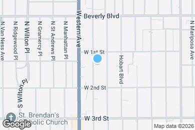 Map image of the property - 130 S Oxford Ave